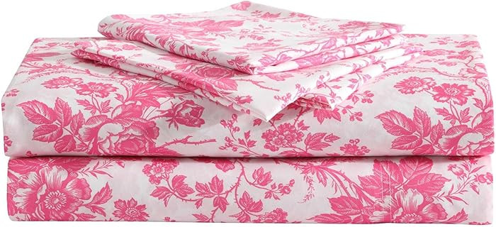 Betsey Johnson - King Bed Sheets, Soft & Lightweight Bedding, Fade & Wrinkle Resistant (Betseys T... | Amazon (US)