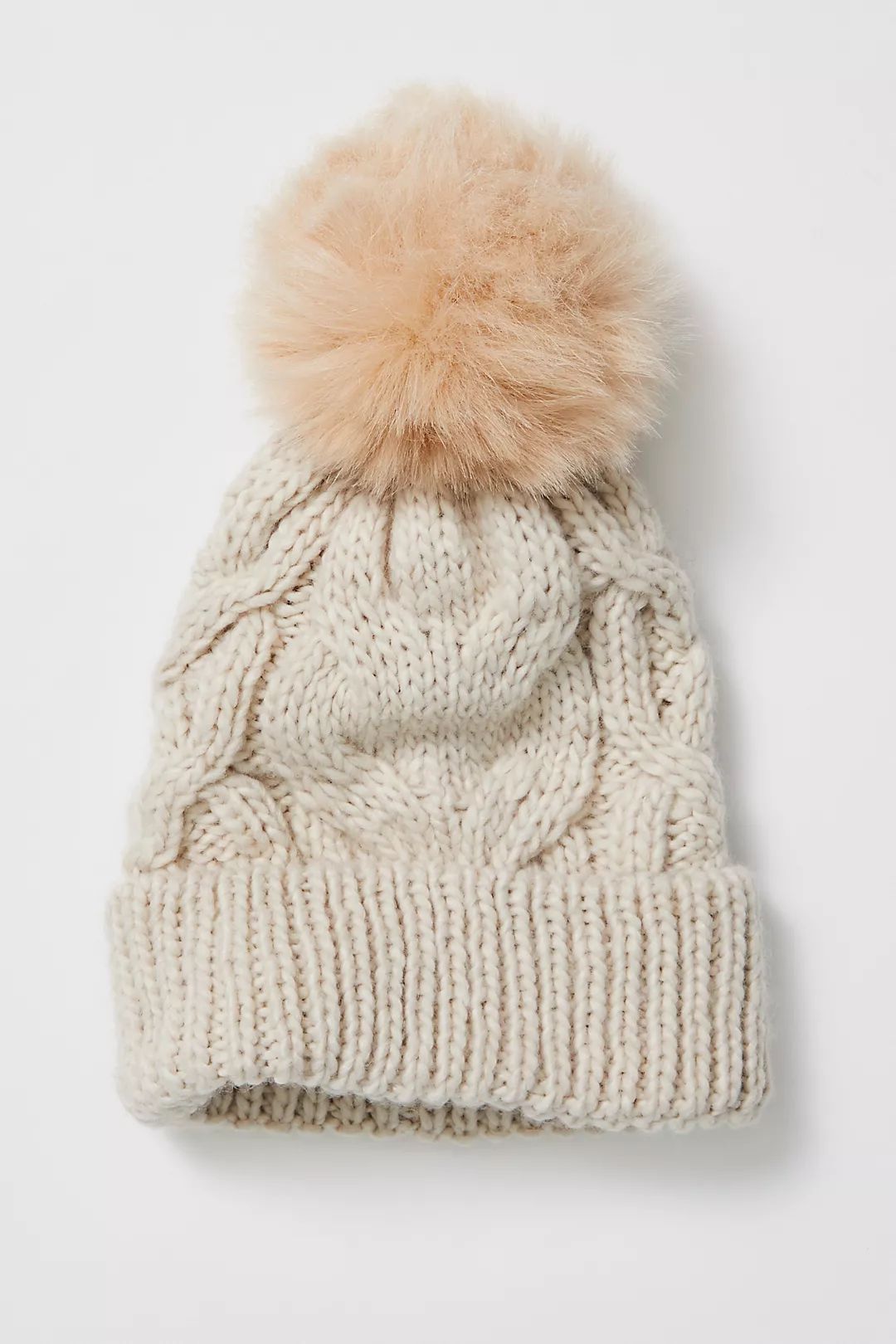 Summit Cable Pom Beanie | Free People (Global - UK&FR Excluded)