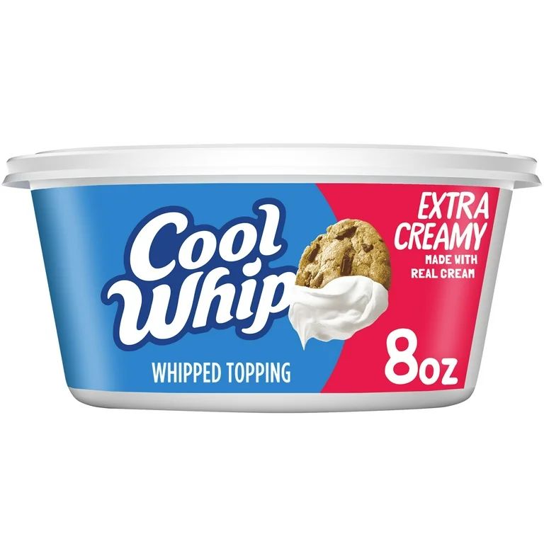 Cool Whip Extra Creamy Whipped Cream Topping, 8 oz Tub (Frozen) | Walmart (US)