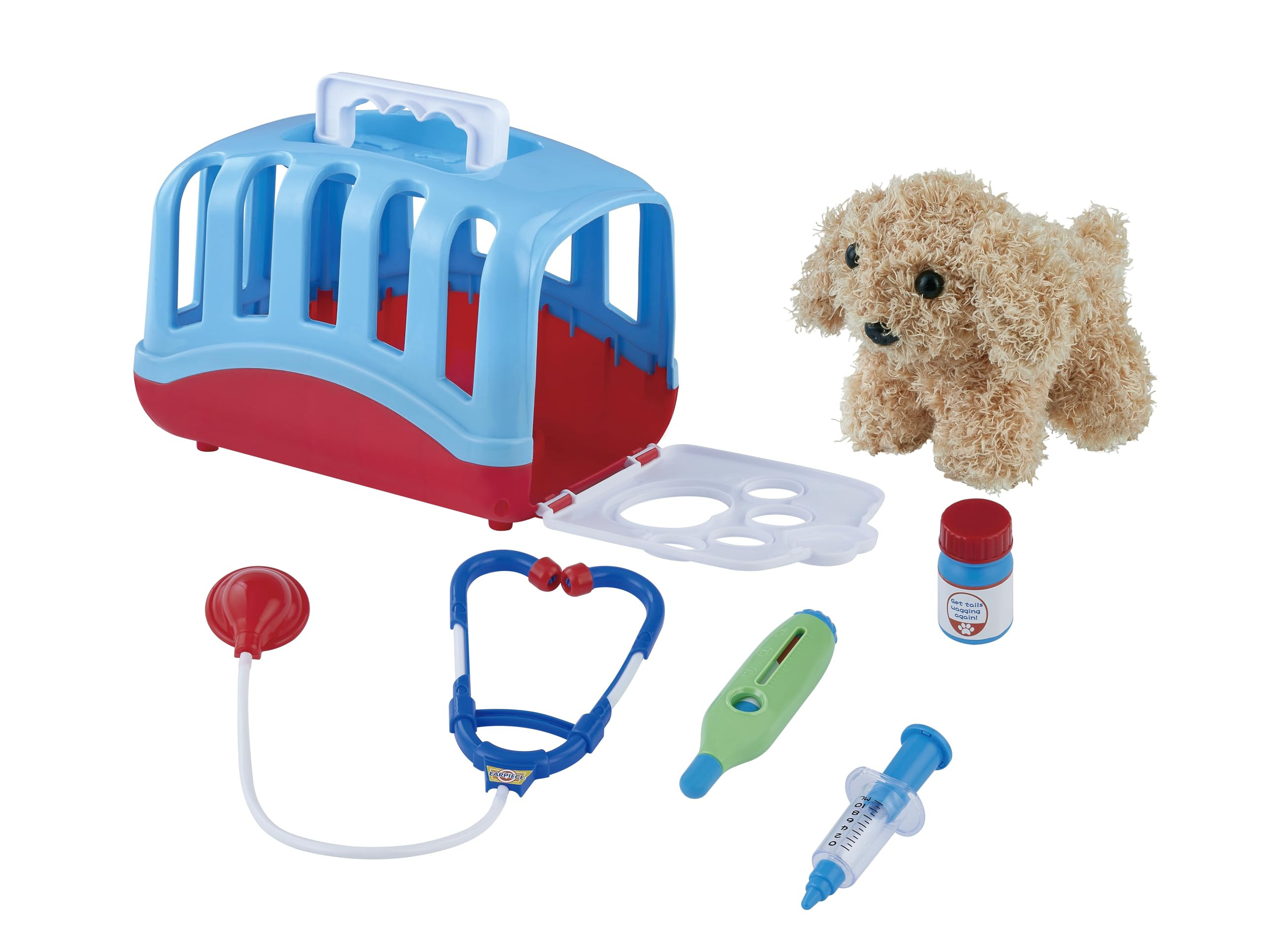 My World My Play Vet Set with Puppy and Accessories, Examine and Treat Play Vet Set, 6 Piece Set ... | Amazon (US)
