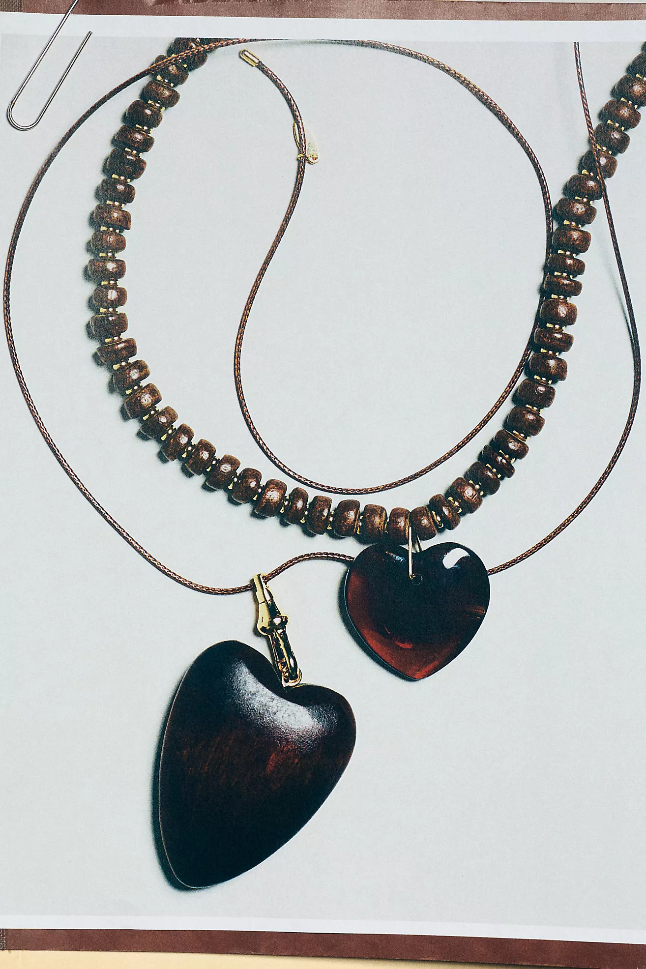 Wooden Heart Pendant Necklace | Anthropologie (US)