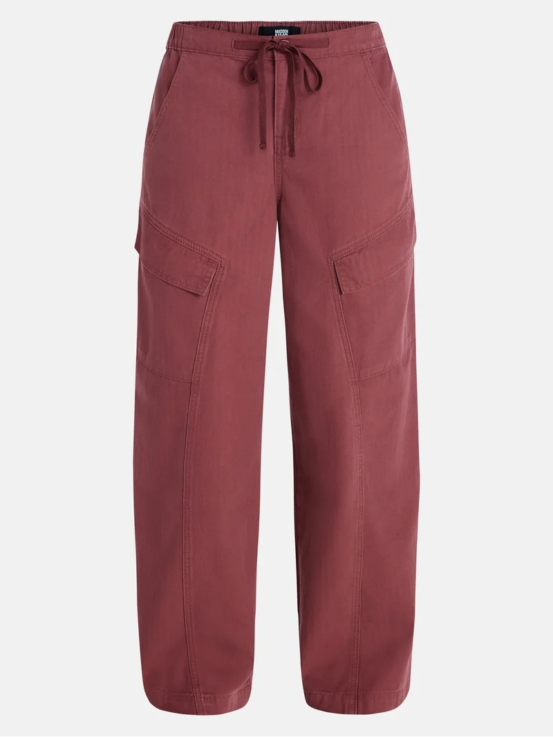 Madden NYC Wide Leg Cargo Pants, 32\u201d Inseam, Sizes XXS-XXL | Walmart (US)