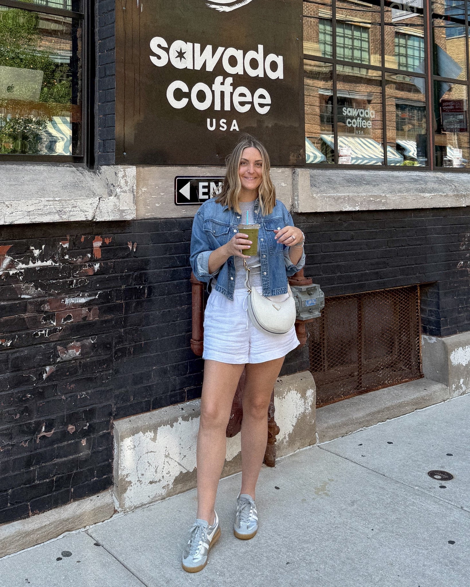 "Going to get coffee" outfit!  Love this new madewell jean jacket/shirt! It's so soft and airy.  Perfect for these transition months from summer to fall!  Found it on sale in a lighter color!

#LTKxMadewell #LTKSaleAlert #LTKStyleTip