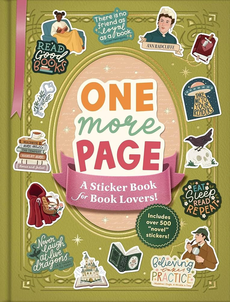 One More Page: A Sticker Book for Book Lovers! | Amazon (US)