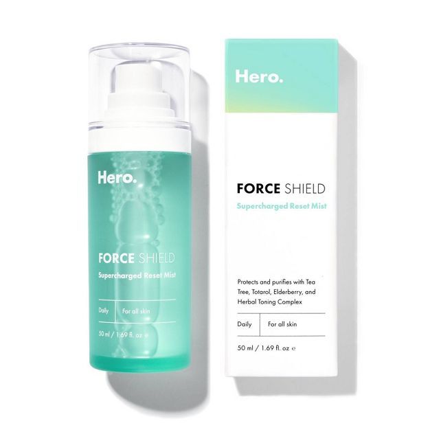 Hero Cosmetics Force Shield Supercharged Resetting Mist - 1.69 fl oz | Target