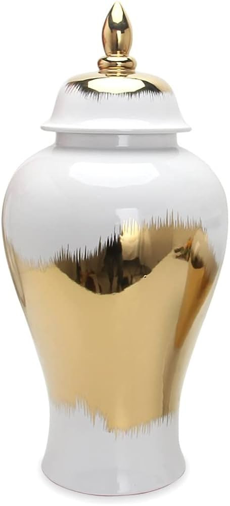 Vases Luxury Vase Ceramic Ginger Jar Living Room Porcelain Vintage Shelf Decoration, Modern Decor... | Amazon (US)
