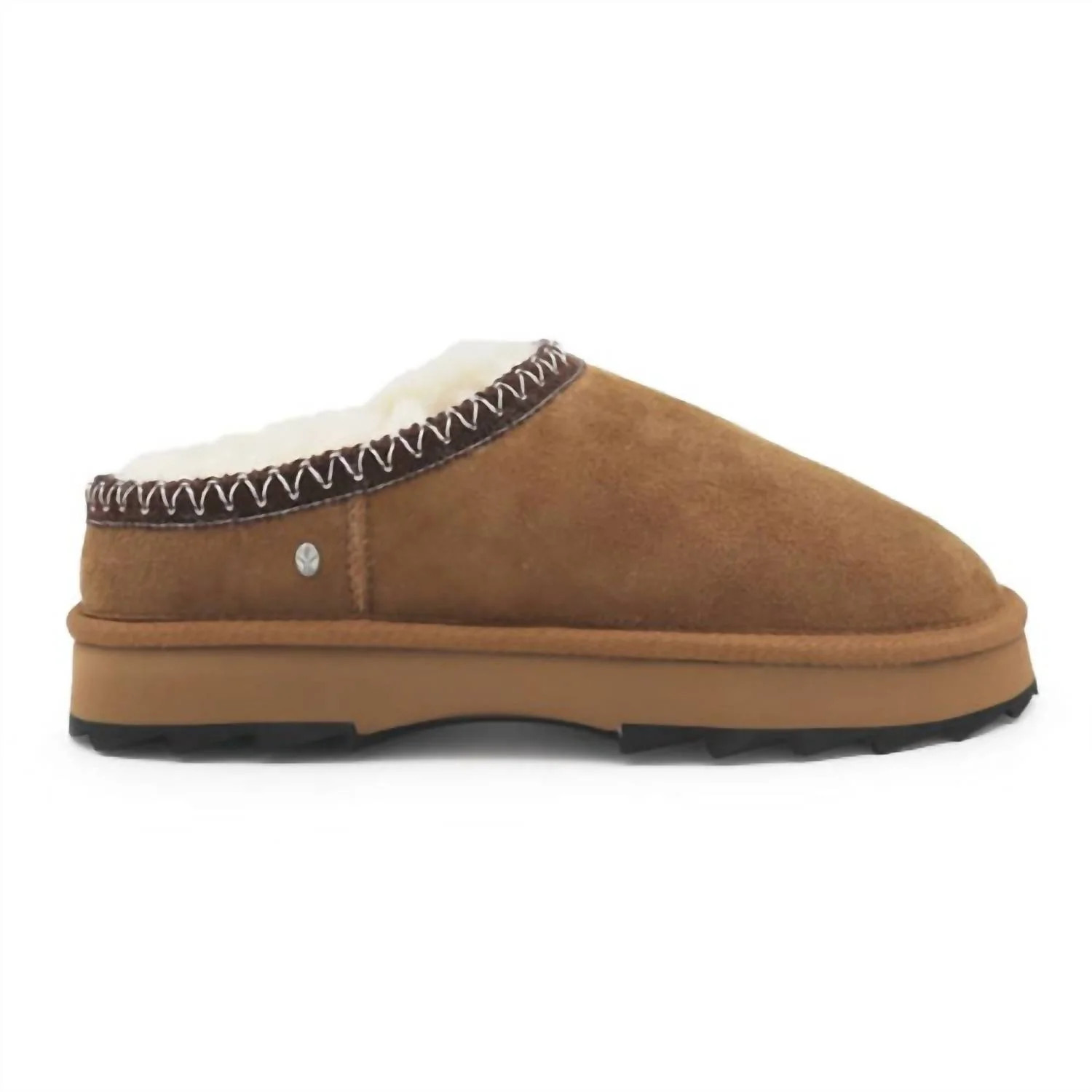 Women's Sharky Scuff Mule In Chestnut | Shop Simon