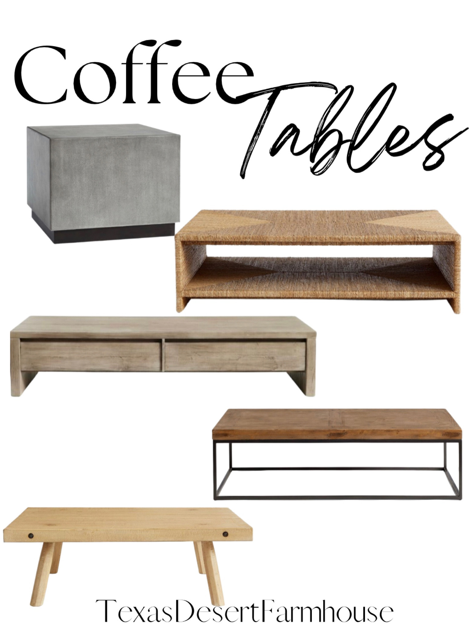 Memorial Day Sales on Coffee Tables

Dutton Rectangular Coffee Table

Malcolm Rectangular Coffee Table

Pismo Reclaimed Wood Rectangular Long Low Coffee Table

Byron Square Bunching Table

Malibu Rectangular Woven Grand Coffee Table

#coffeetable #nestingtables #woodcoffeetable #table #coffeetables #modernfarmhouse

#LTKhome #LTKsalealert #LTKstyletip