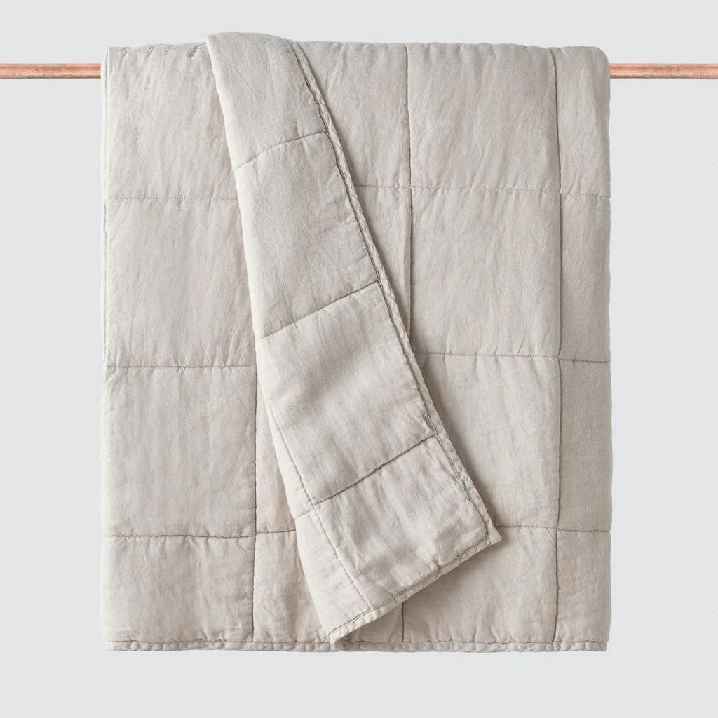 Stonewashed Linen Quilt | The Citizenry