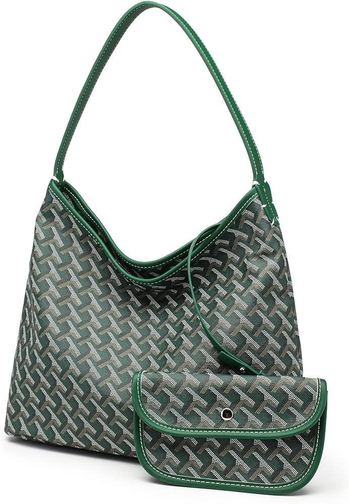 SELF FIND Women's Shoulder Handbags Luxury Purses for Women Hobo Handbags PU Leather Totes Bag with  | Amazon (US)