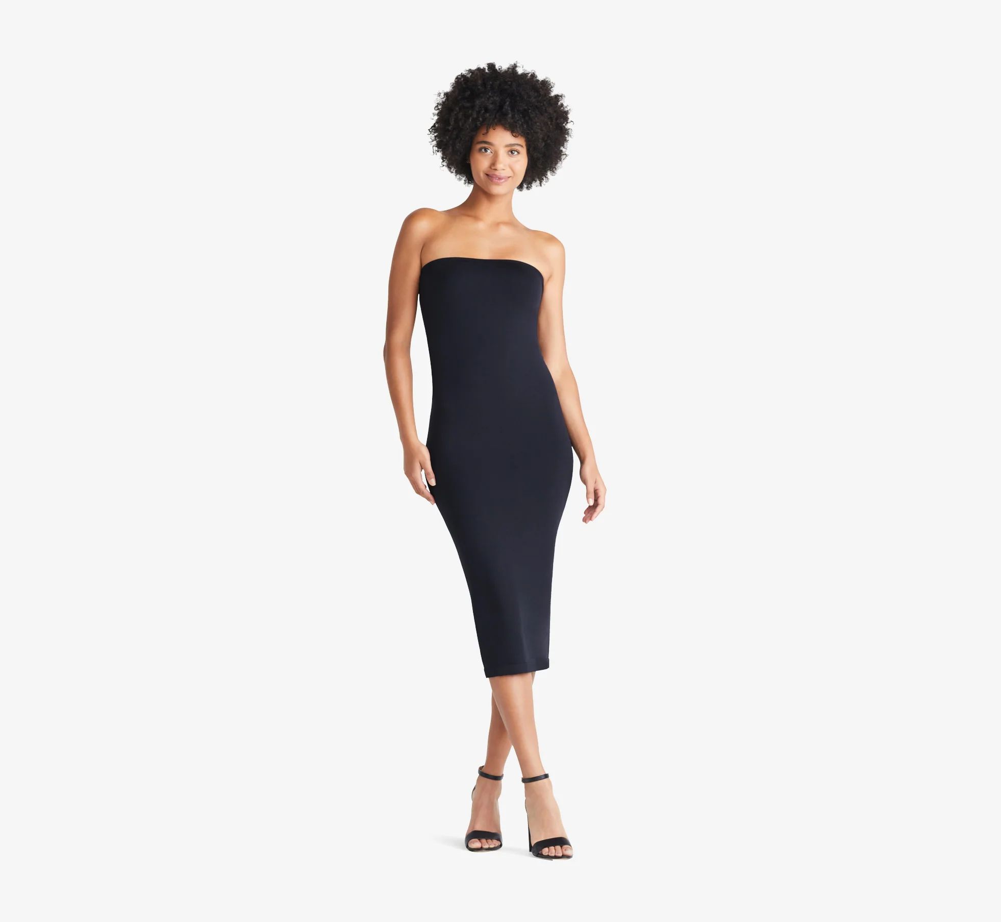 Yummie Strapless Convertible Tube Dress And Skirt In Black | Adrianna Papell