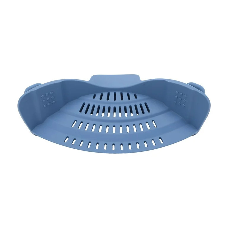 The Pioneer Woman Silicone Clip On Strainer, Blue | Walmart (US)