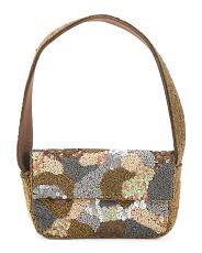 Beaded Landscape Shoulder Bag | TJ Maxx