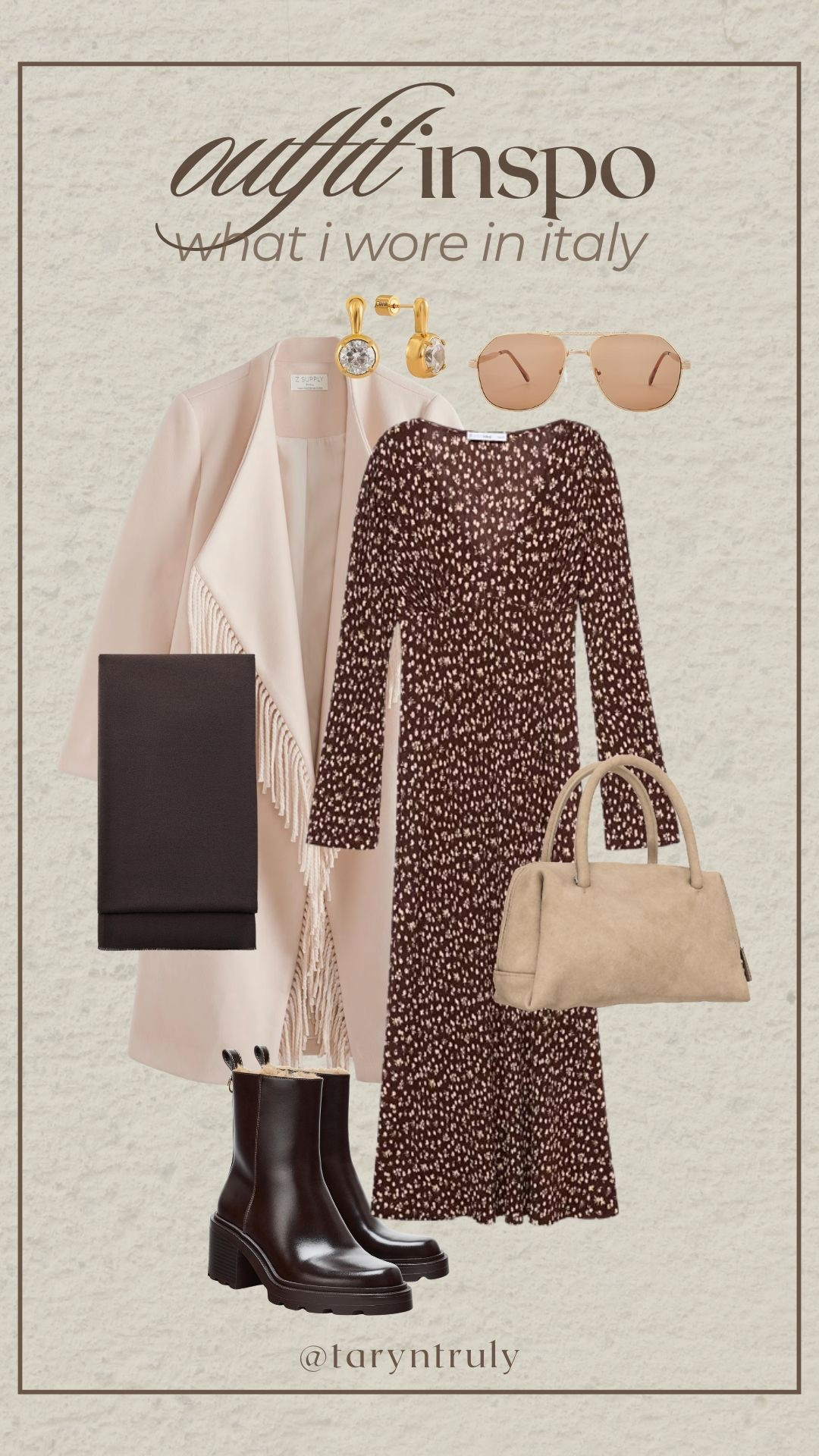 What I wore in Italy! The boots were perfect for the day time and walking around at night!

#LTKSeasonal #LTKootd #LTKTravel