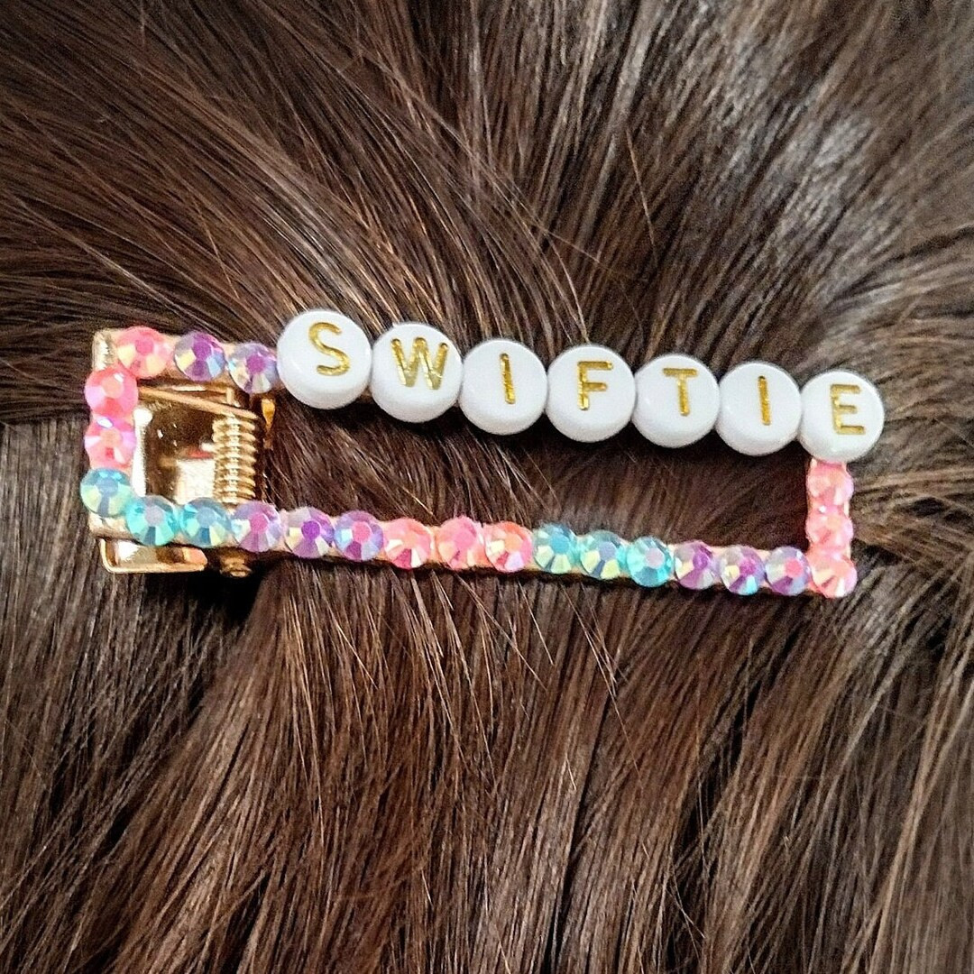 Eras Tour Bejeweled Hair Barrette the Eras Tour Swiftie Hair Clip Lover TS Inspired Bedazzled Acc... | Etsy (US)