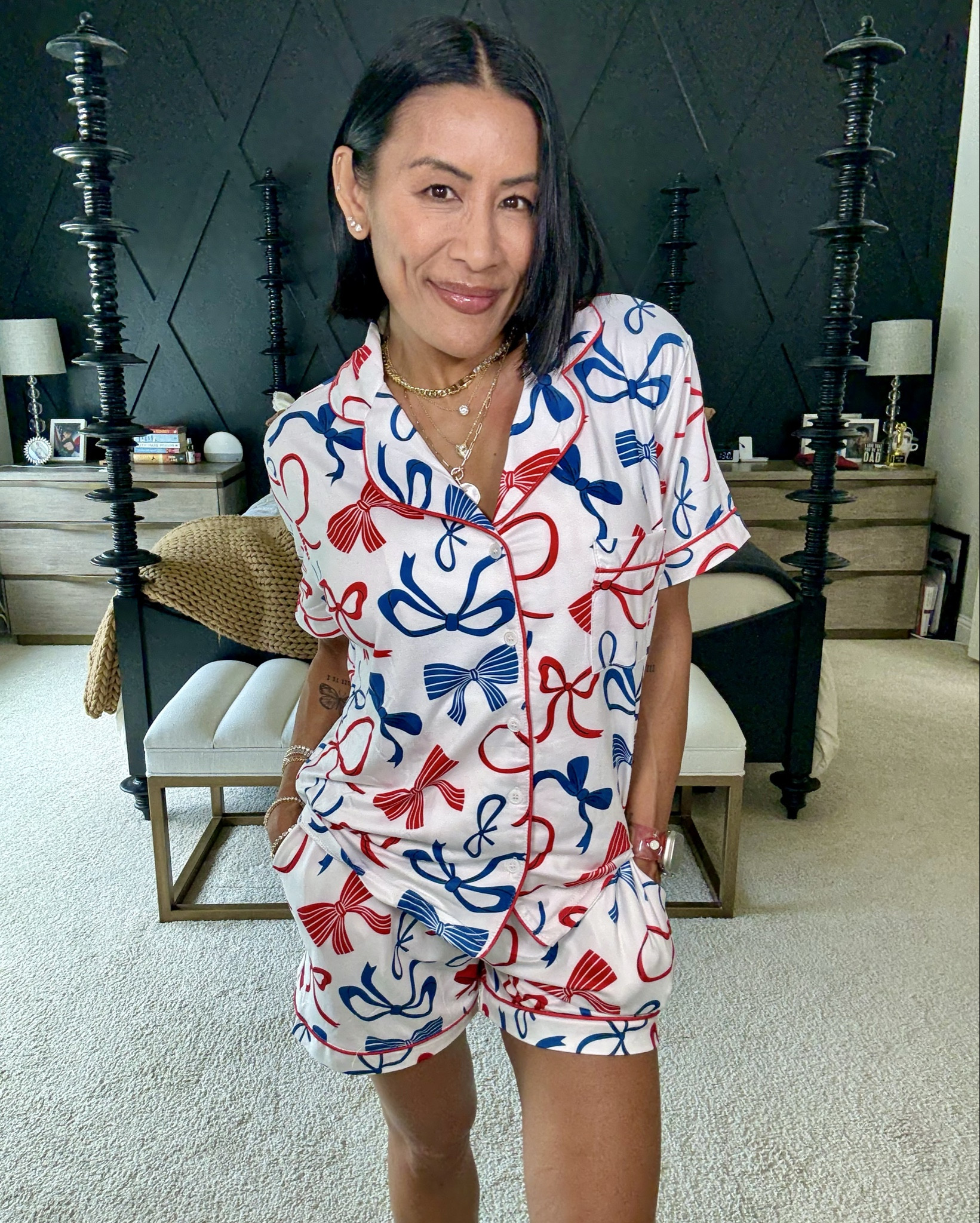 Pink Lily pjs are my absolute favorite! So soft and comfy. These are lightweight and perfect for the summer.

Wearing Small.

Use code TANIA (does not stack on top of Summer Steal discounts)

#LTKFindsUnder50 #LTKOver40