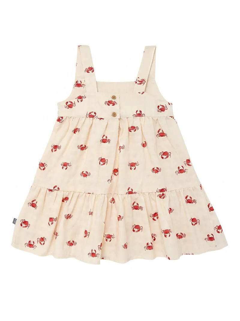 Modern Moments by Gerber Toddler Girl Wide Strap Summer Dress, Sizes 12M-5T | Walmart (US)