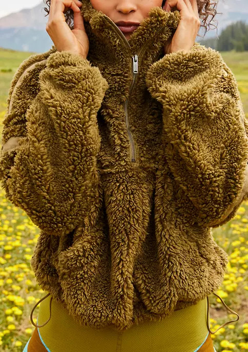 Nantucket Zip-Up Sherpa Pullover | Belk