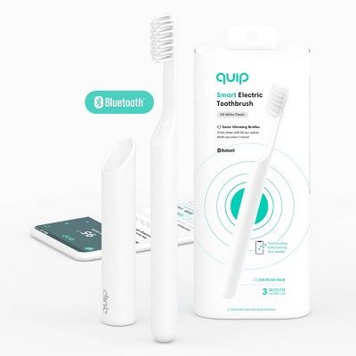 quip Plastic Smart Electric Toothbrush Starter Kit - 2-Minute Timer, Bluetooth, Free App + Travel... | Target