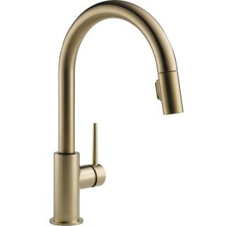 Delta Trinsic Pull-Down Kitchen Faucet with Magnetic Docking Spray Head - Includes Lifetime Warra... | Build.com, Inc.