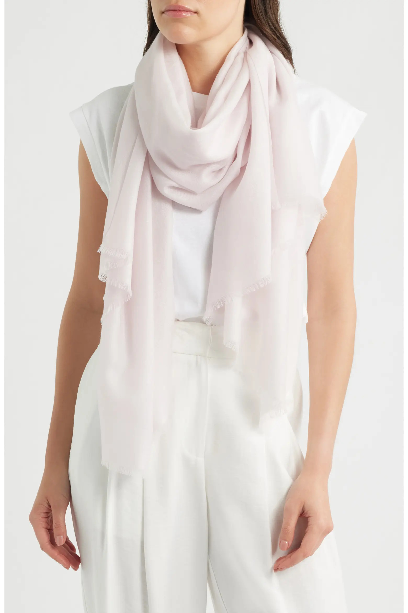 Vince Cashmere Fringe Cashmere (Women) | Nordstrom | Nordstrom