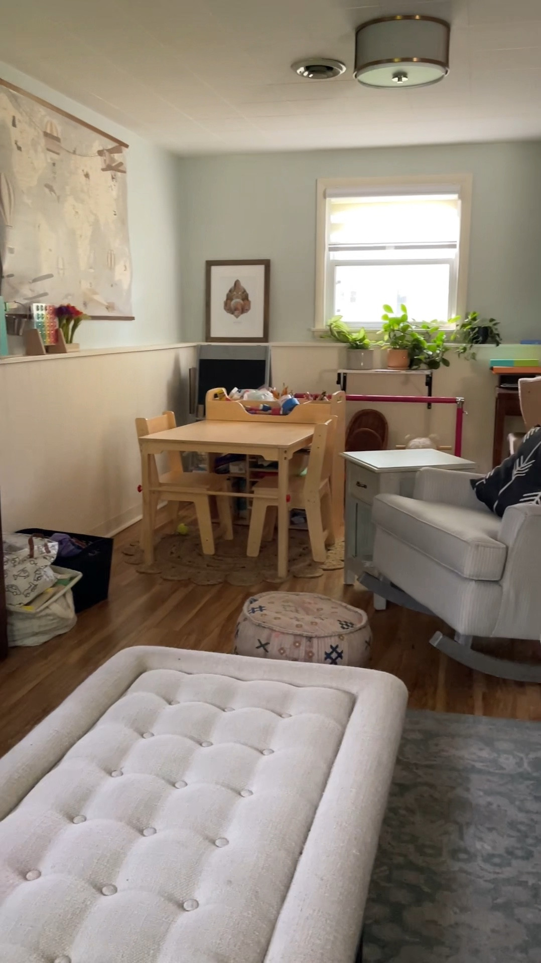 This family room gets a lot of use! 💪🏼

It’s a family room, playroom, our office, our workout space, our bar cart, & a guest room, if needed!

The kids play hard here & I love that they have this space to explore, play, imagine, & create. 

We don’t clean it daily, but I like to clean it up regularly so it’s easier to play. The kids help & then they know where things go. 

Do you have any questions about this space? I know I don’t share it often!

#LTKFamily #LTKKids #LTKHome