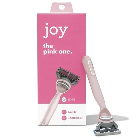joy Razor, Handle + 2 razor blade refills (Pink) | Walmart (US)