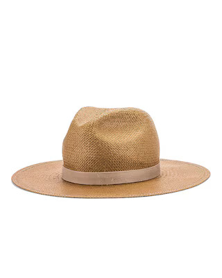 Janessa Leone Adriana Hat in Brown | FWRD | FWRD 