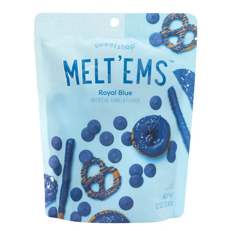 Sweetshop Melt'ems Royal Blue Melting Chocolate, 12oz | Walmart (US)