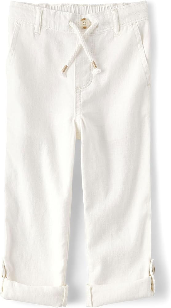 Gymboree Boys and Toddler Pull on Linen Pants | Amazon (US)