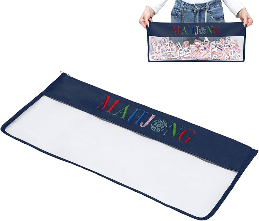 Empty Mahjong Bag, Mahjong Case for American Mahjong Set (Case Only, Blue) | Amazon (US)