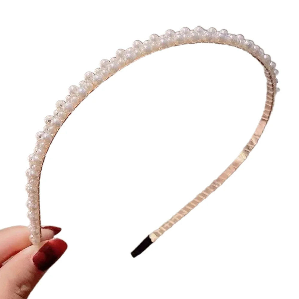 Pearl Headband White Faux Pearl Bridal Headband Wedding Hair Accessories For Women Girls-Style2; | Walmart (US)