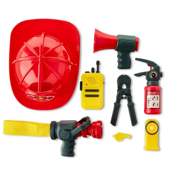 Kid Connection Firefighter Play Set, 10 Pieces, Toddler Toys | Walmart (US)