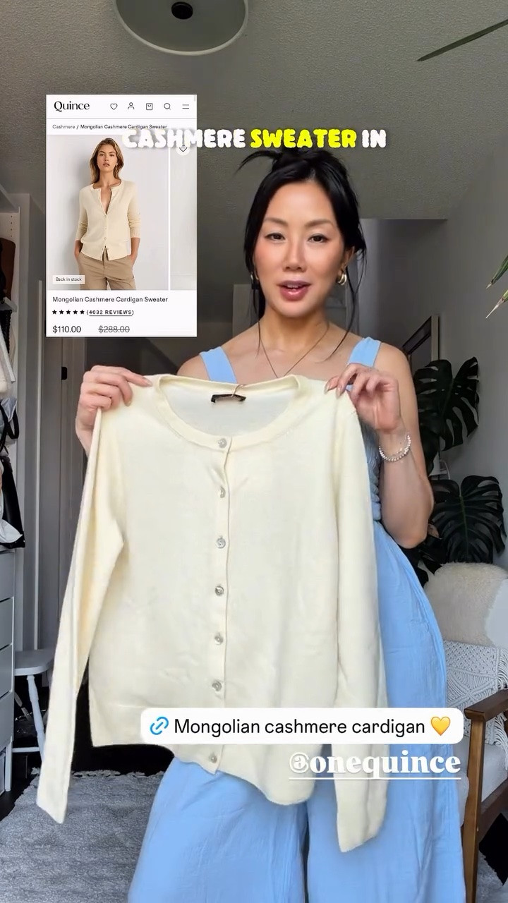 A cashmere sweat sweater is such a great investment for your capsule wardrobe, and I found this affordable yet luxe version at @Quince that comes in so many colours. The perfect staple for your capsule wardrobe this summer. It’s great to layer over your dresses or paired with some jeans for a casual look.

#LTKcanada #LTKstyletip #LTKworkwear