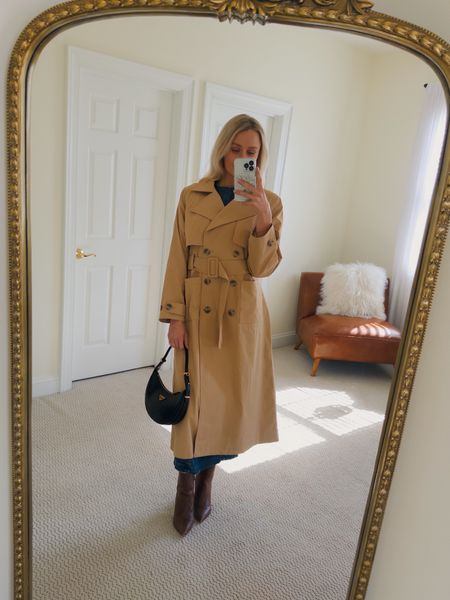 The perfect coat for spring! 🫶🏼 it’s lightweight but still warm on those chilly days. I ordered a size small. An investment, but worth it for the quality!

#LTKworkwear #LTKSeasonal #LTKstyletip