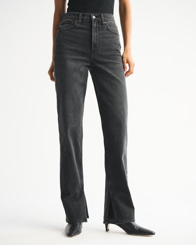 Ultra High Rise 90s Straight Jean | Abercrombie & Fitch (US)