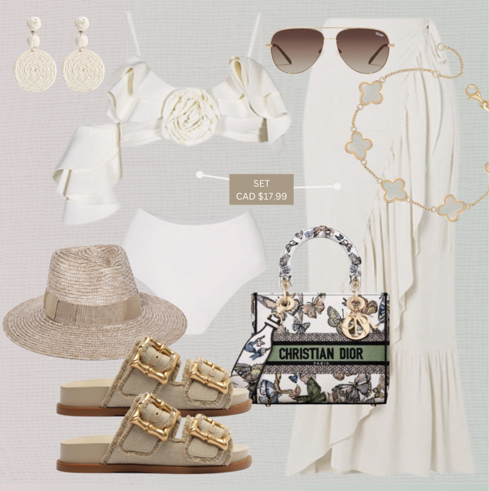 Swim + Resort must haves. Flower Ruffle Bikini + Skirt Set and Straw Hats 🏝️will have you ready for a day at the beach or by the pool. Share this post with a friend 🤗 Click on the “ Shop OOTD Collages “ on my LTK to shop this post and more 🤍 have fun shopping! 

Follow my shop @JaniqueAlessandre on the @shop.LTK app to shop this post and get my exclusive app-only content!

 #swimsuit #beachoutfit #vacationoutfit
@shop.ltk
https://liketk.it/4yAjB

 #LTKswim

#LTKFashionMonth #LTKtravel #LTKswimwear