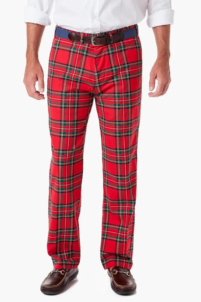 Royal Stewart Tartan Stretch Twill Harbor Pants (32" Inseam) | Tuckernuck (US)
