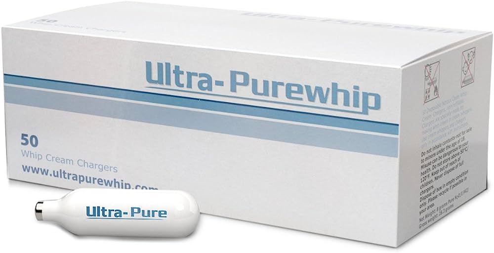 Creamright Ultra-Purewhip 50-Pack N2O Whipped Cream Chargers | Amazon (US)