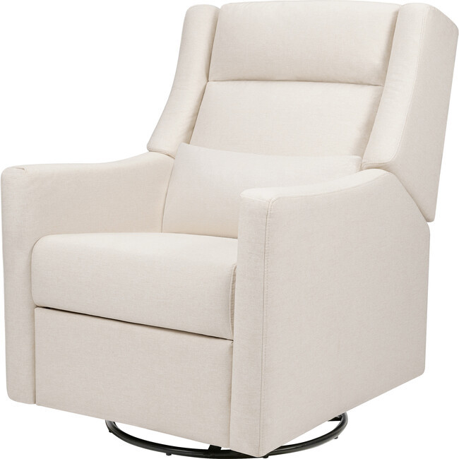 Babyletto | Kiwi Plus Power Recliner and Swivel Glider, Performance Cream Eco-Weave | Maisonette | Maisonette