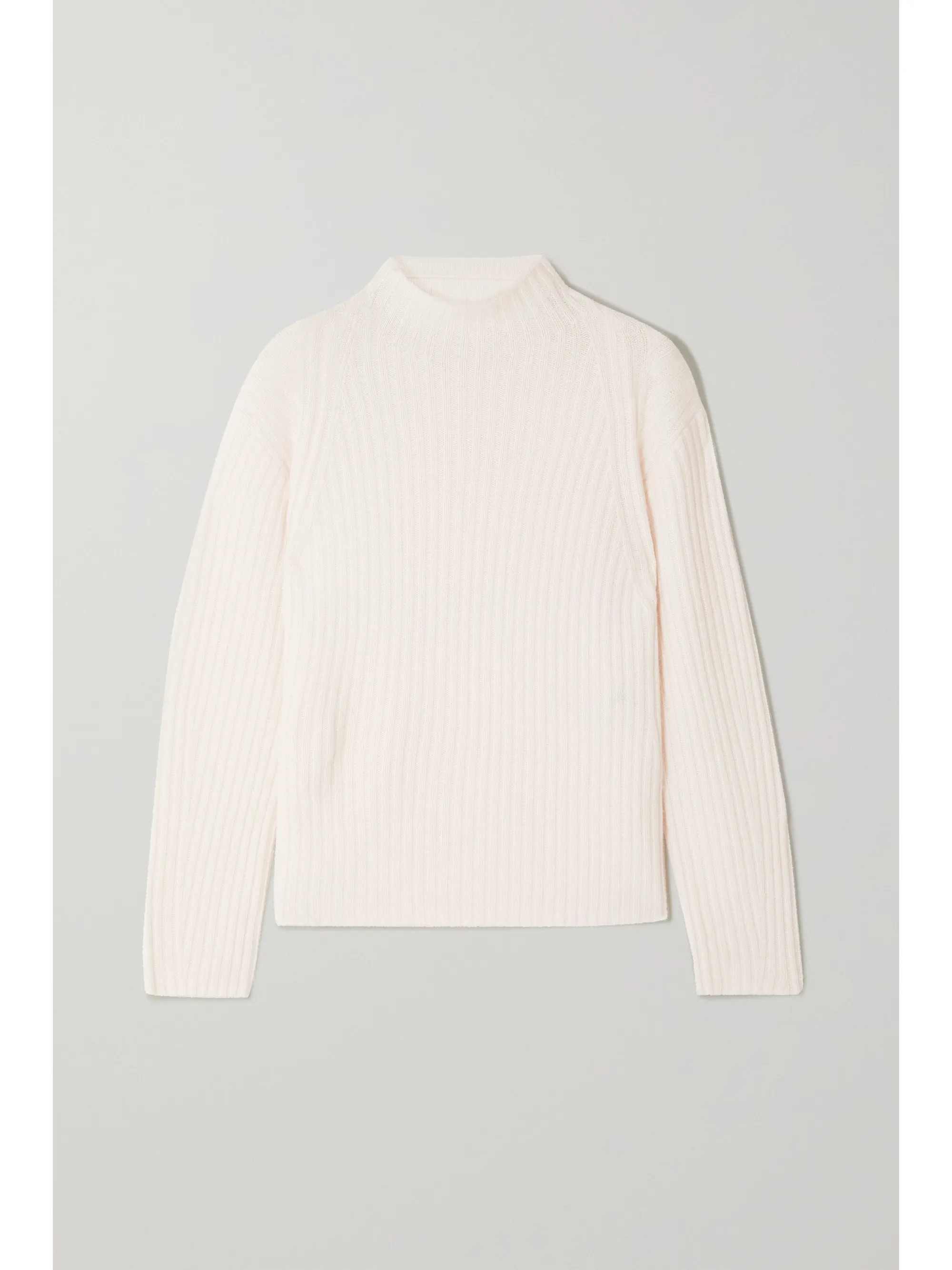 Ribbed wool and cashmere-blend sweater | NET-A-PORTER (US)