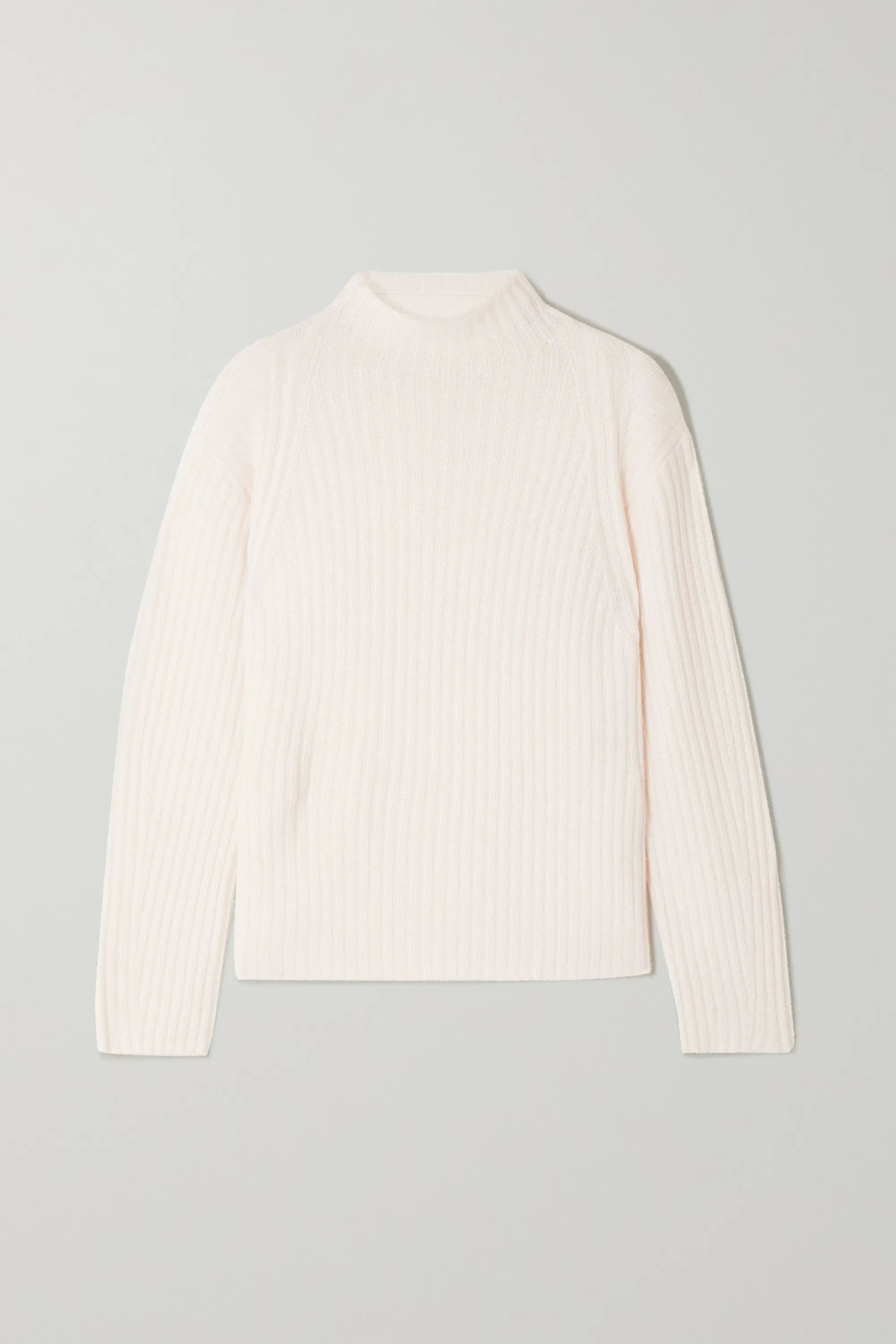 Ribbed wool and cashmere-blend sweater | NET-A-PORTER (US)