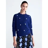 Free Assembly Women's and Women's Plus Embroidered Sweatshirt, Sizes XS-4X | Walmart (US)