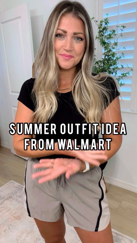 Walmart summer outfit 🫶🏻 I’m wearing a 4 in the shorts / small in the top / I’d say both are pretty true to size unless you’re busty then size up one in the top since there’s a zipper and no stretch. Such a classy and chic top at such an affordable deal! 


Walmart outfit
Outfit ideas
Date night
Date outfit
