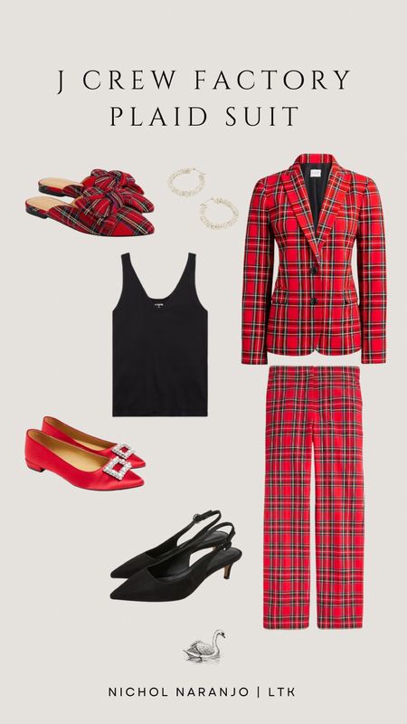 Get in the holiday spirit with this amazing plaid suit 😍 style it any way you’d like with a variety of shoes and accessories from J. Crew Factory ✨

#LTKstyletip #LTKSeasonal #LTKHoliday