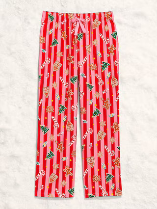 Mid-Rise Printed Flannel Pajama Pants for Women | Old Navy (US)