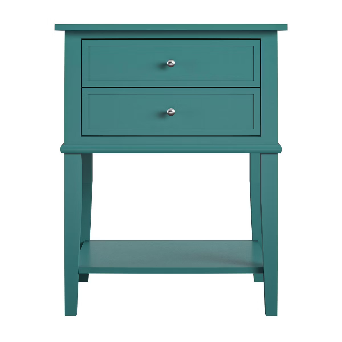 Ameriwood Home Franklin Nightstand Table with 2 Drawers and Lower Shelf | Target