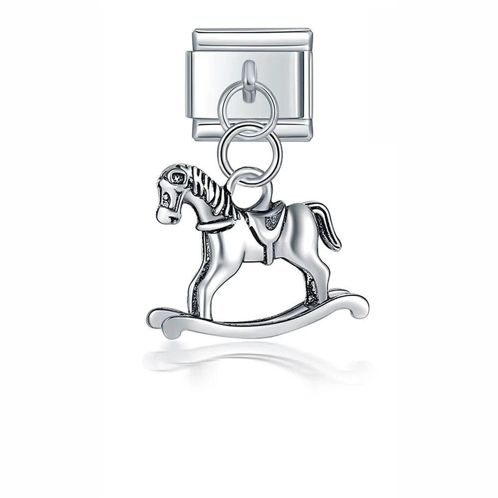 Rocking Horse, Silver | Charms Official