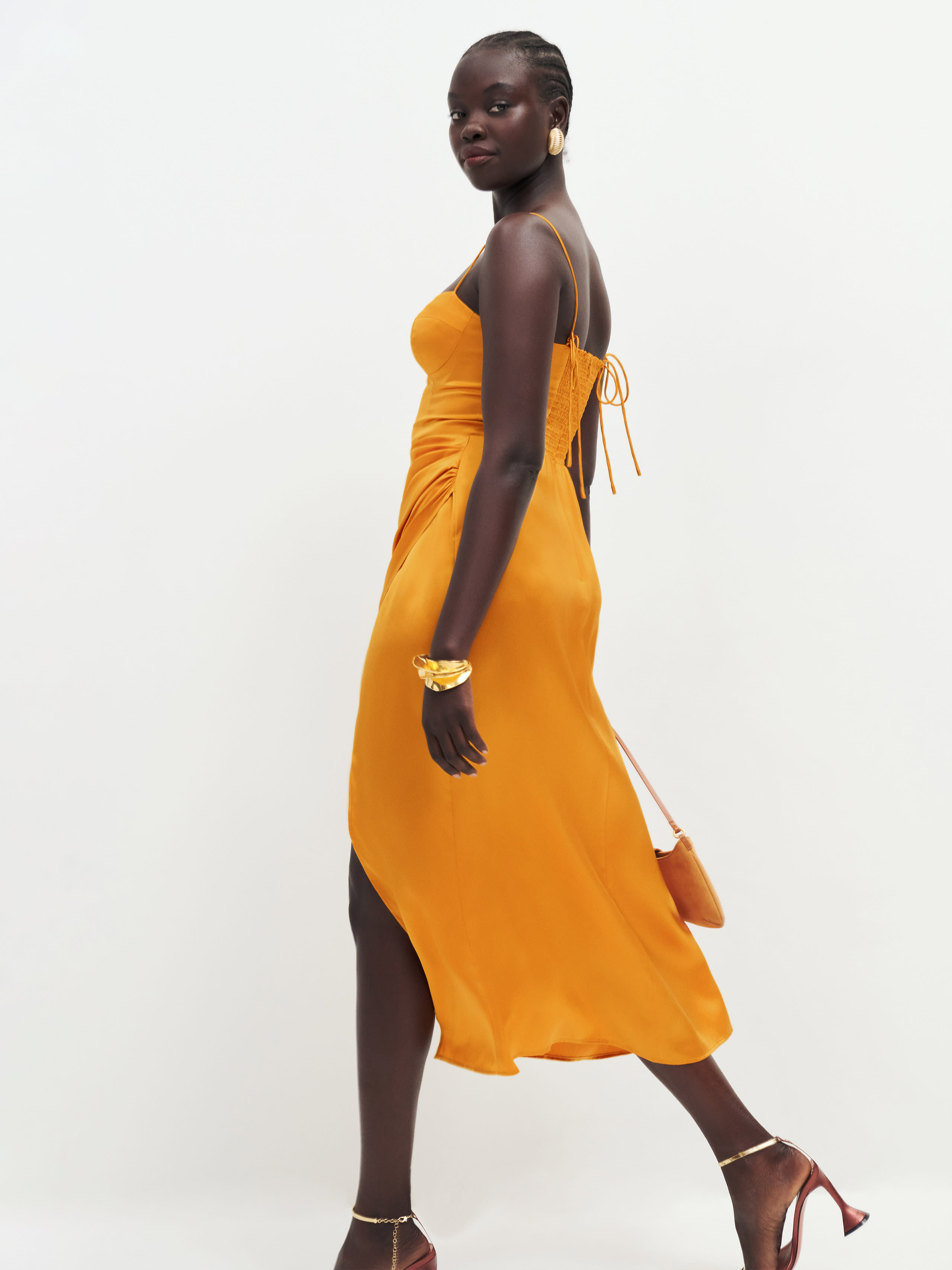 Marguerite Silk Dress | Reformation (Global)