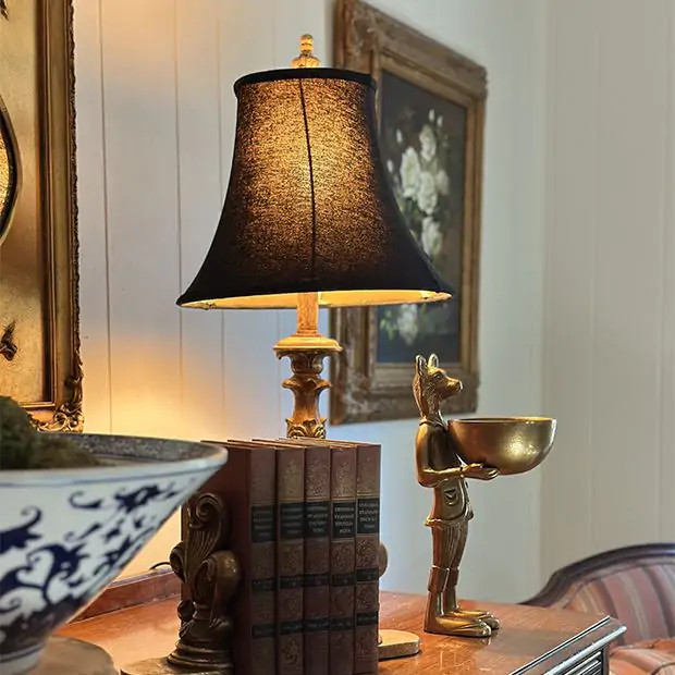 Standing Fox With Display Bowl | Antique Farm House
